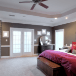 Bedroom with ceiling fan | Stiles Heating, Cooling, & Plumbing