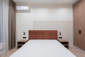 bedroom with air conditioning